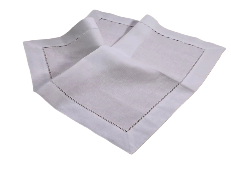 Cotton&Linen Napkin +Hemstitched Edge