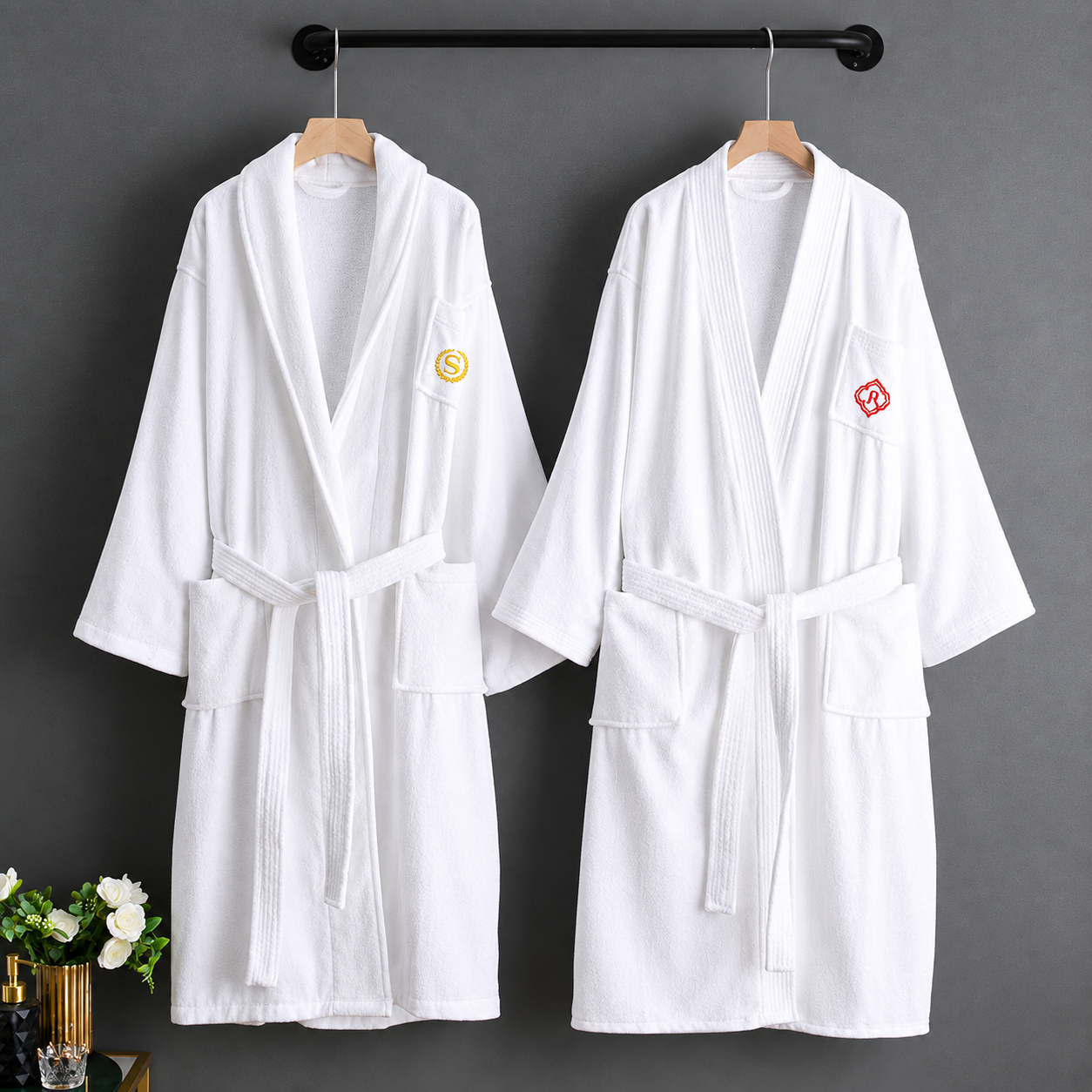 100% cotton five-star hotel white bath towel